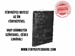 Fényképes flitteres Notesz